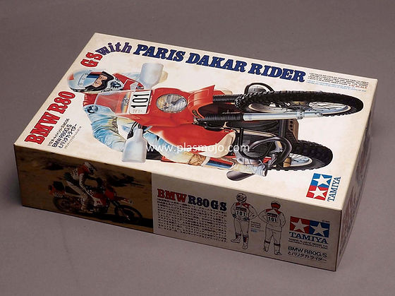 Tamiya 1/12 BMW R80 G/S with Paris Dakar Rider (#1456) | Plasmojo