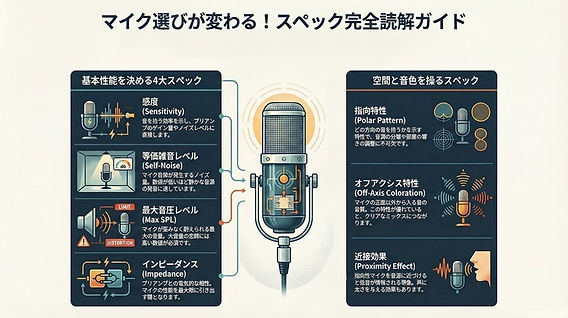 マイク選びガイド：スペック徹底解説 ―プロフェッショナル