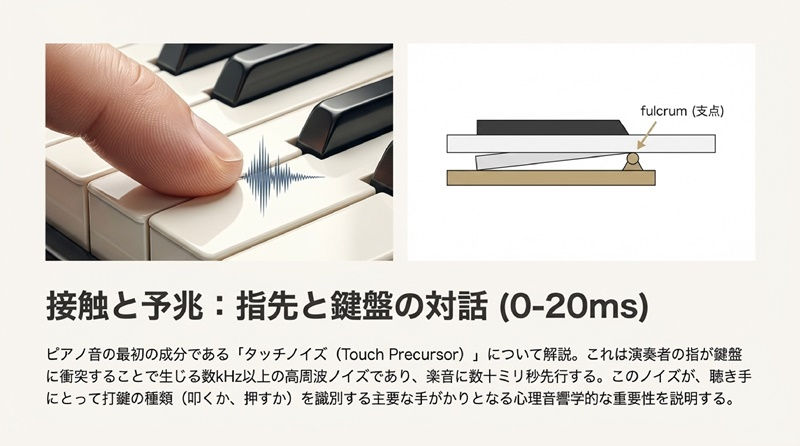 一音の旅：ピアノの構造と響きの物理学 ～指先から空間へ、時間軸で