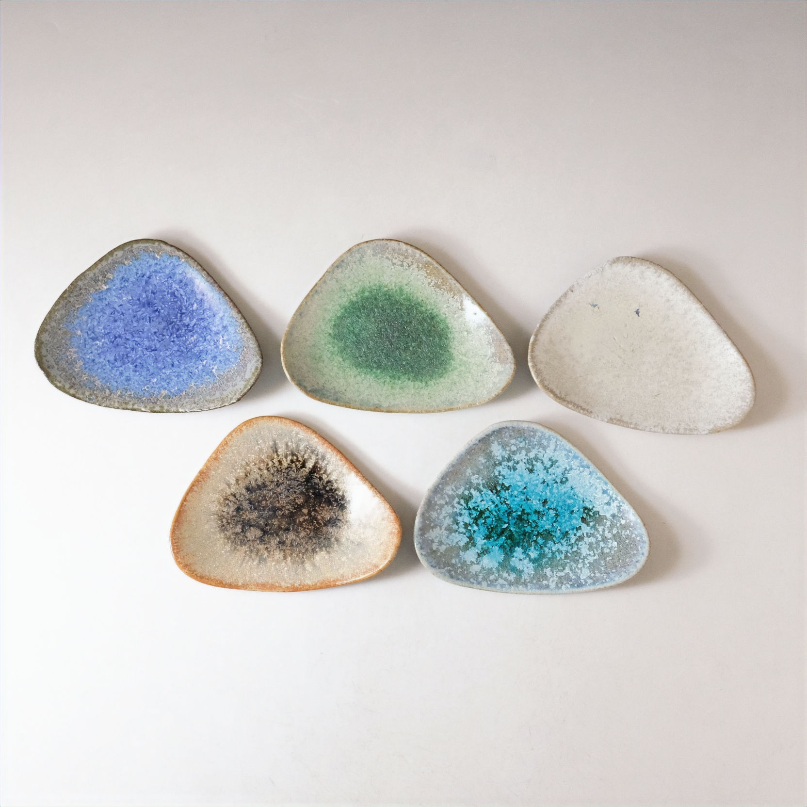 おにぎり皿 | 銀河釉 玉峰窯