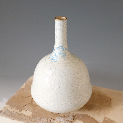 中尾哲彰 冬の銀河 展示会作品33cm 作家物 陶芸家 中尾哲彰 冬