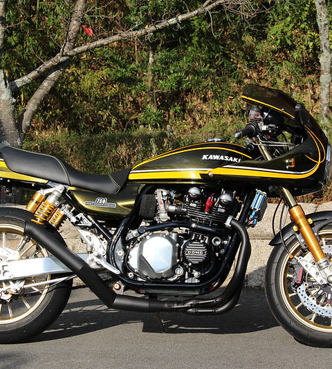 ゼファー750用Neoショートマフラー／UPタイプ ステンレス | americandream