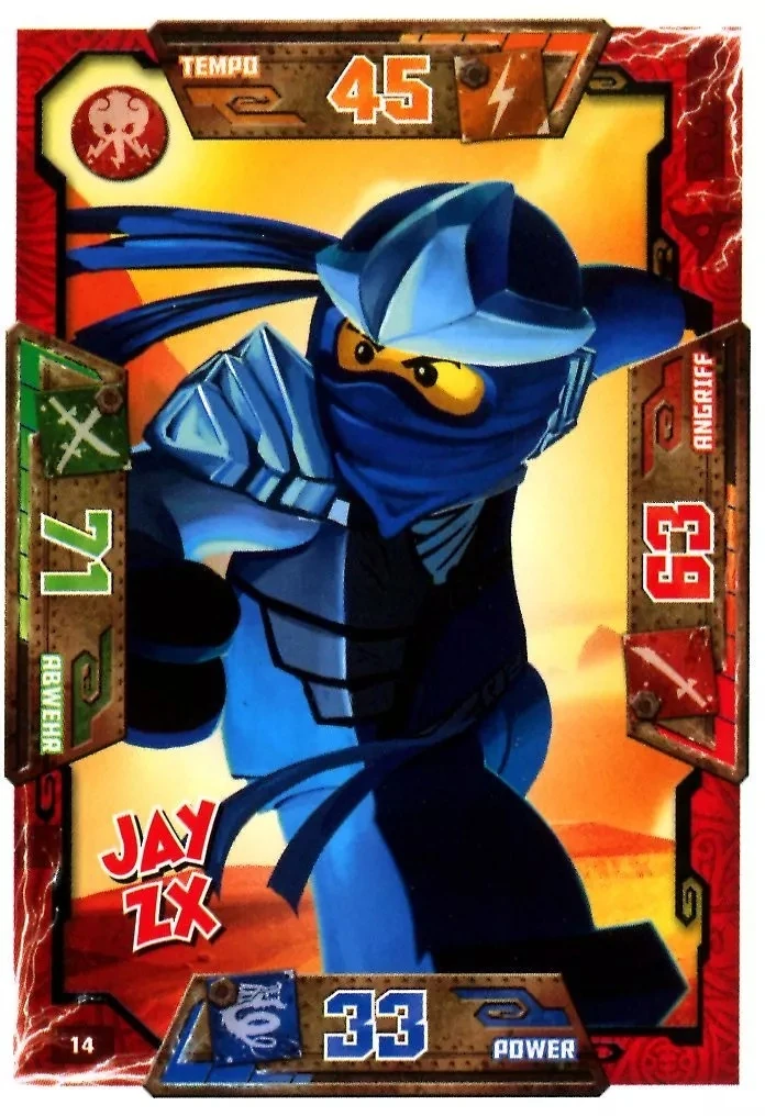 Card 14 - Jay ZX (TCG S1) | Ninjago Wiki | Fandom