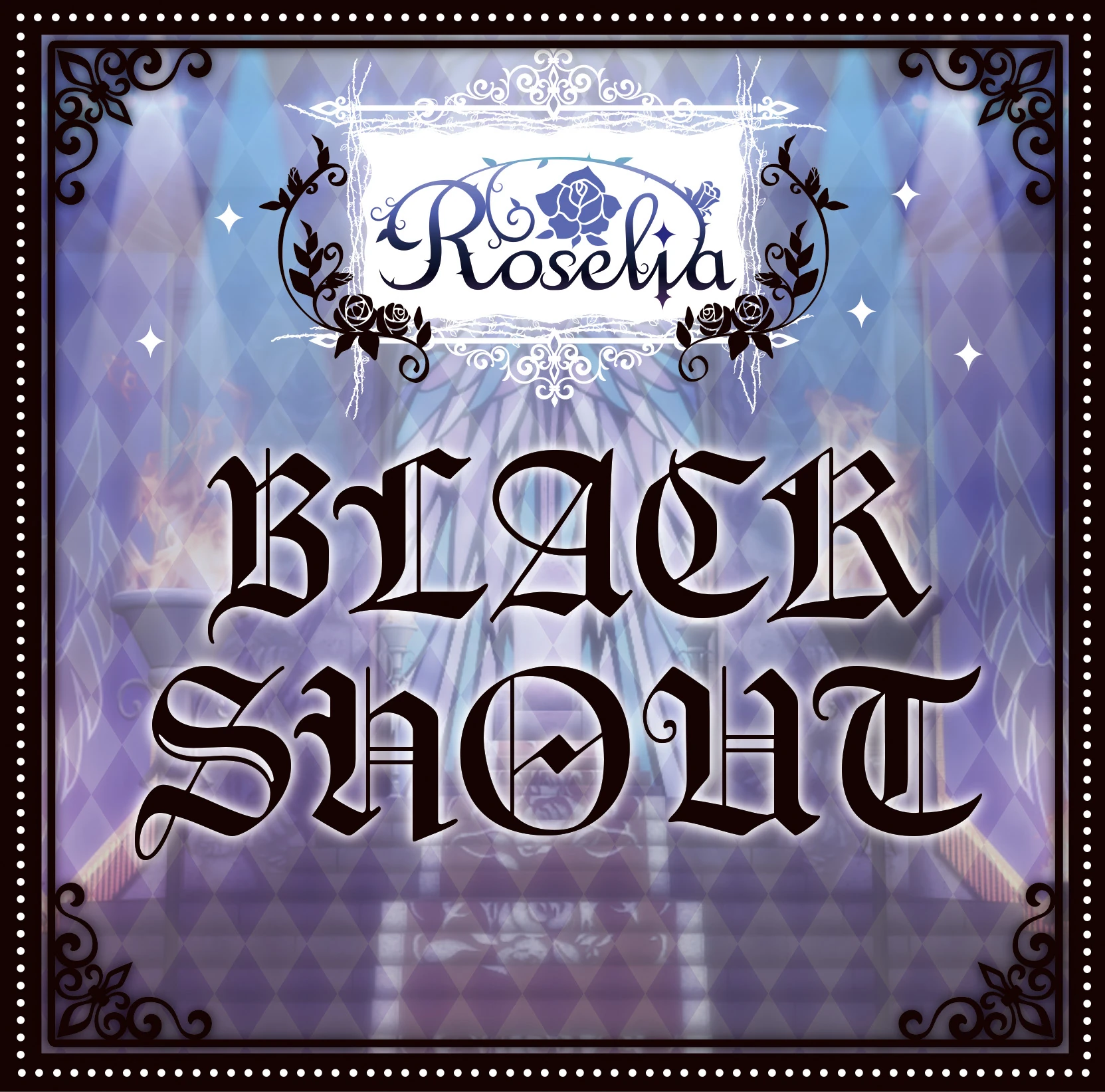 バンドリ！ 直筆サイン入り Roselia BLACKSHOUT B2ポスター バンドリ