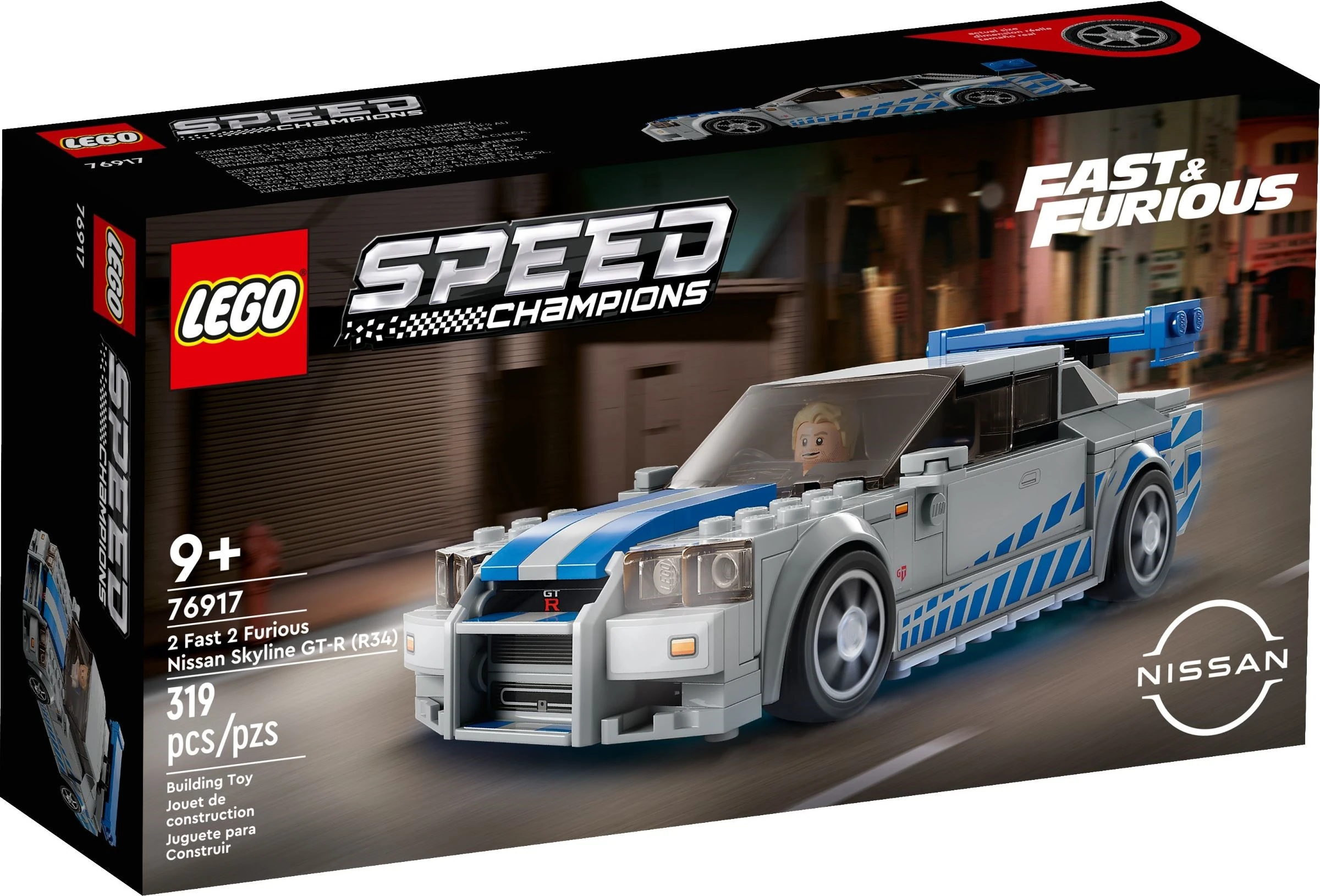 76917 2 Fast 2 Furious Nissan Skyline GT-R (R34) | Brickipedia