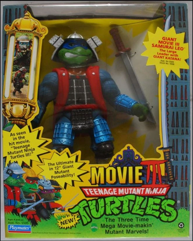 Giant Movie III Samurai Leo (1993 action figure) | TMNTPedia | Fandom