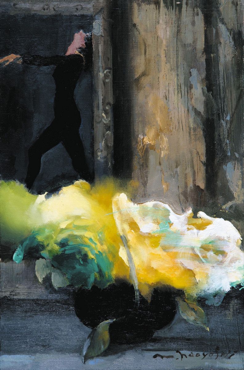 ロシアとウクライナに縁・村山さん個展 バレリーナの洋画など平和願う