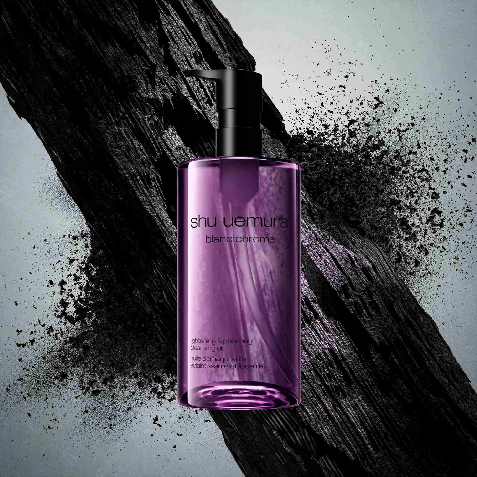 blanc chroma lightening & polishing cleansing oil | shu uemura us