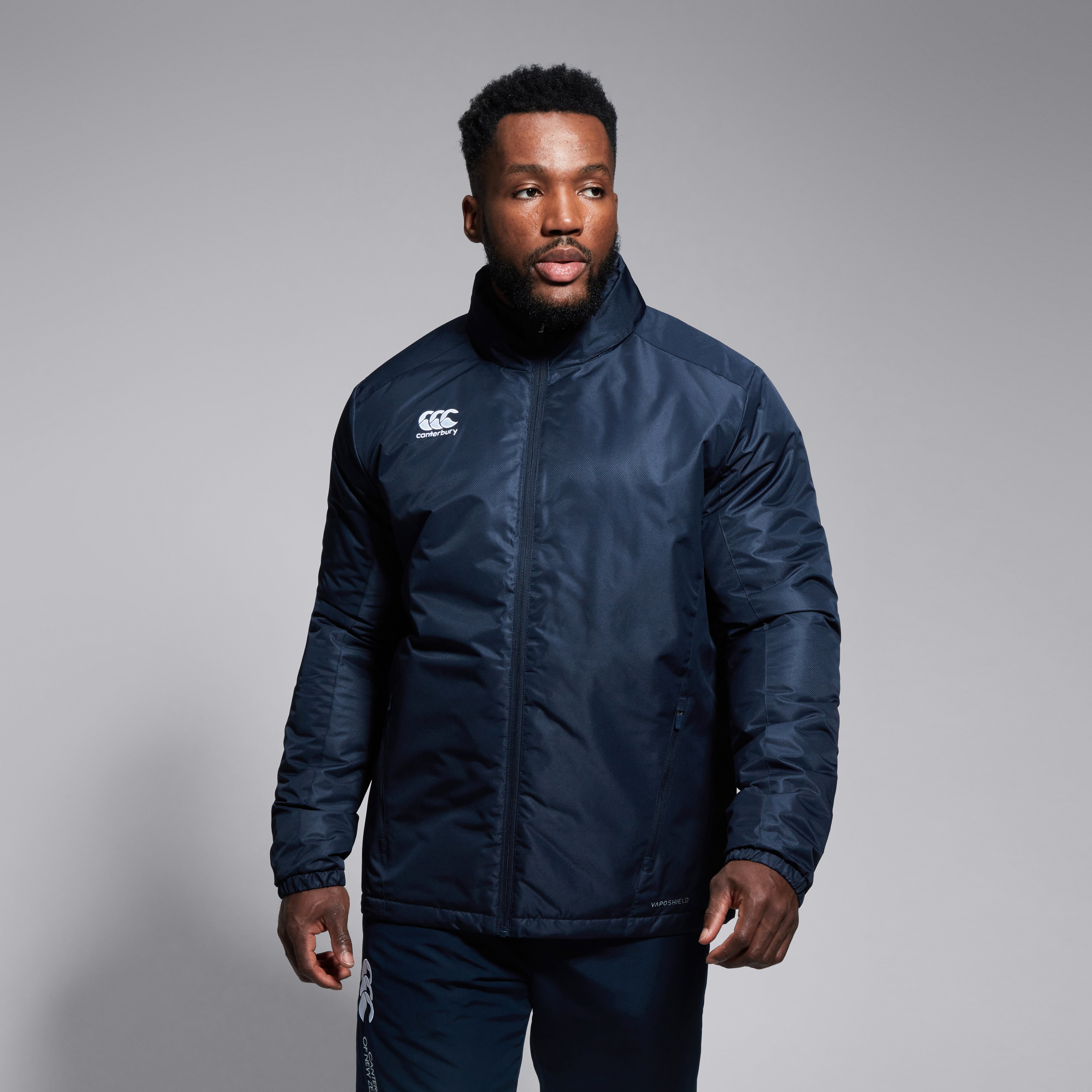 Mens Club Vaposhield Stadium Jacket Navy | Canterbury