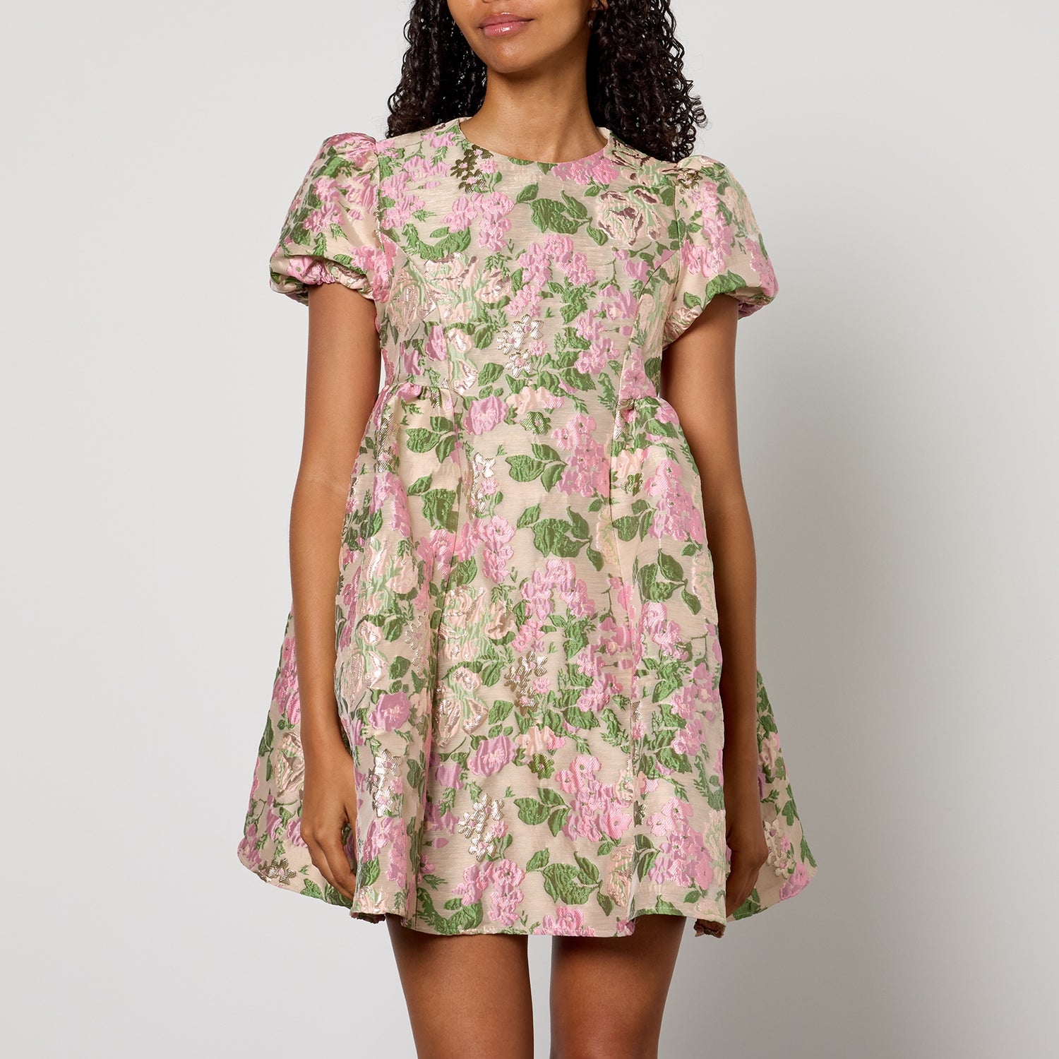 Shop Sister Jane Mountain Song Jacquard Mini Dress on Sale at