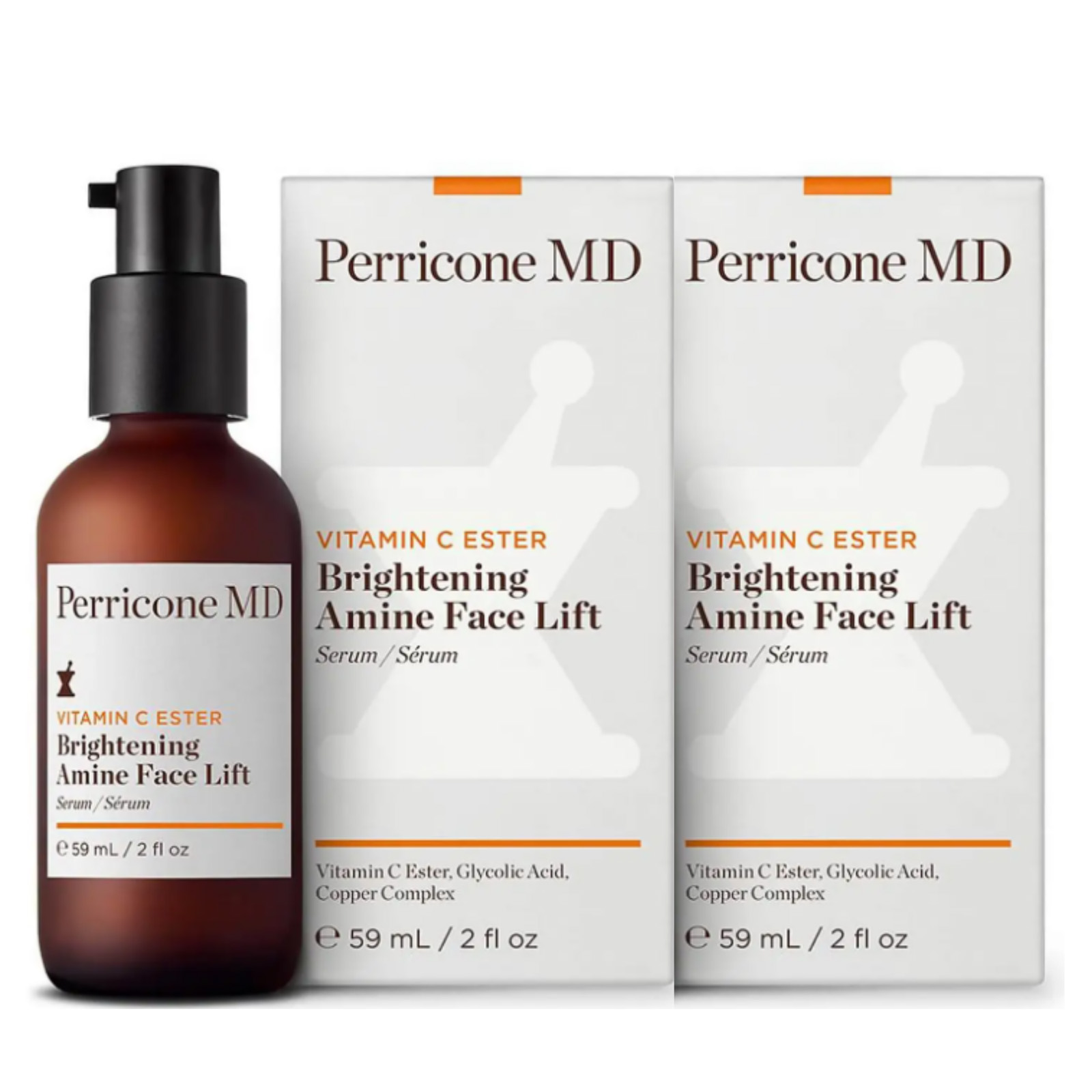 Vitamin C Ester Brightening Amine Face Lift Duo | Perricone MD
