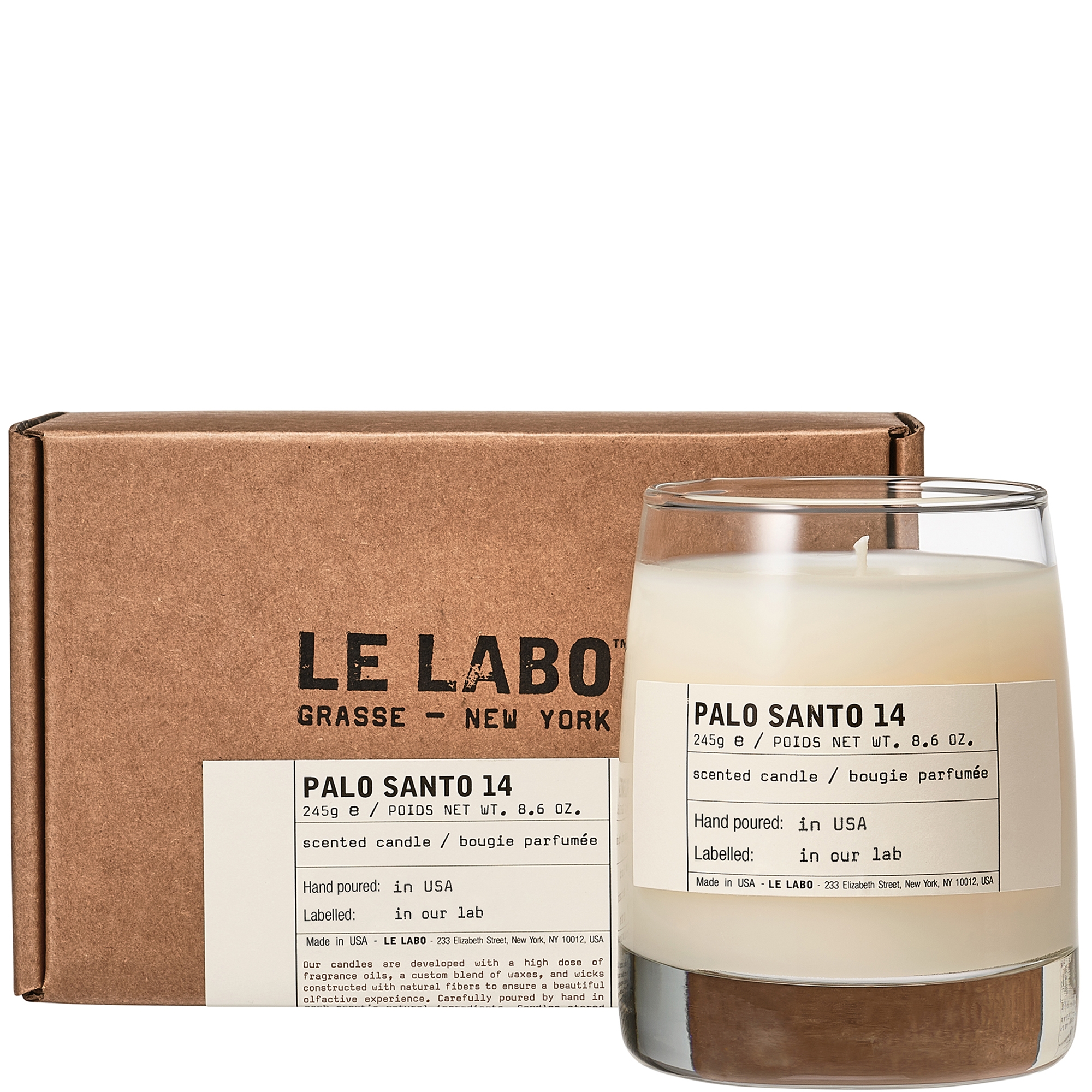 Le Labo Classic Candle Palo Santo 14 245g | Cult Beauty