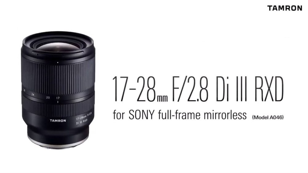 Tamron 17-28mm f/2.8 Di III RXD Lens (Sony E)