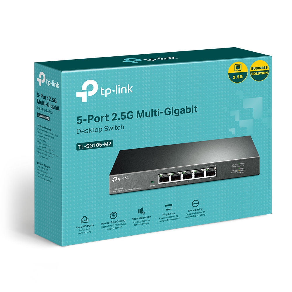 TL-SG105-M2 | 5-Port 2.5G Desktop Switch | TP-Link