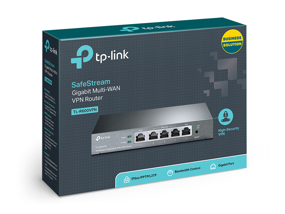 TL-R600VPN | SafeStream ギガビット マルチWAN VPNルーター | TP-Link
