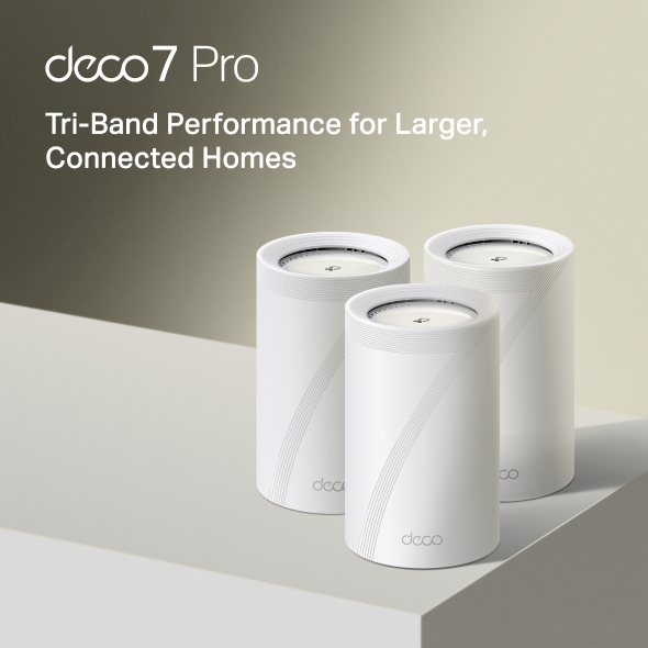 Deco BE65 Pro | BE11000 Whole Home Mesh WiFi 7 System | TP-Link Canada