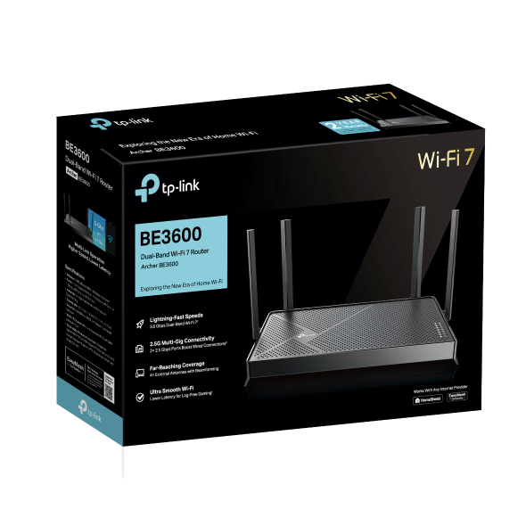 Archer BE3600 | BE3600 Dual-Band Wi-Fi 7 Router | TP-Link