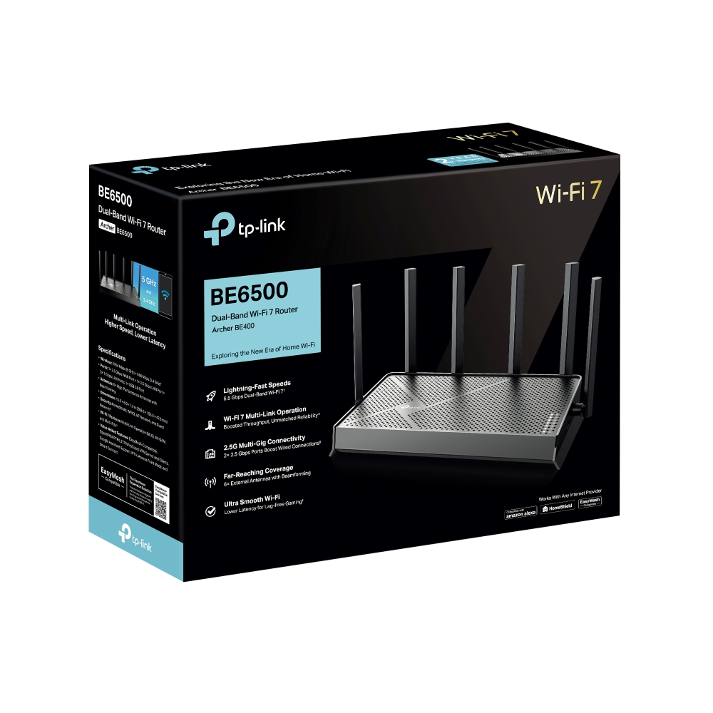 Archer BE400 | BE6500 Dual-Band Wi-Fi 7 Router | TP-Link