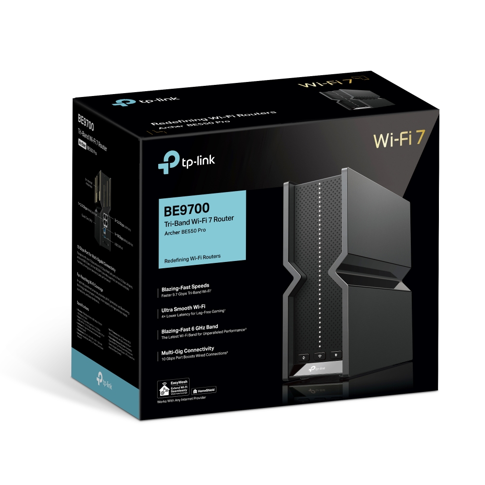 Archer BE550 Pro | BE9700 Tri-Band Wi-Fi 7 Router | TP-Link