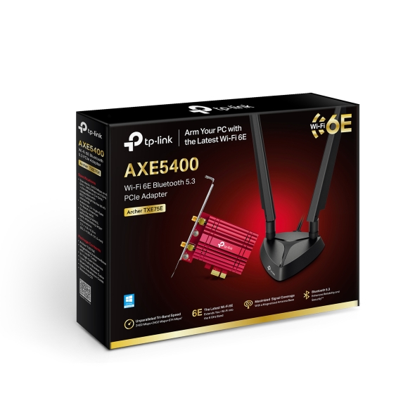 Archer TXE75E | AXE5400 Wi-Fi 6E Bluetooth 5.3 PCIe Adapter | TP