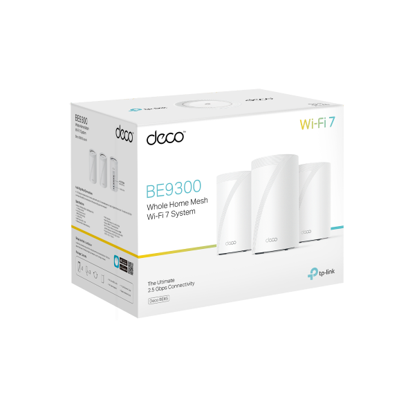 Deco BE65 | BE9300 Whole Home Mesh WiFi 7 System | TP-Link Baltic