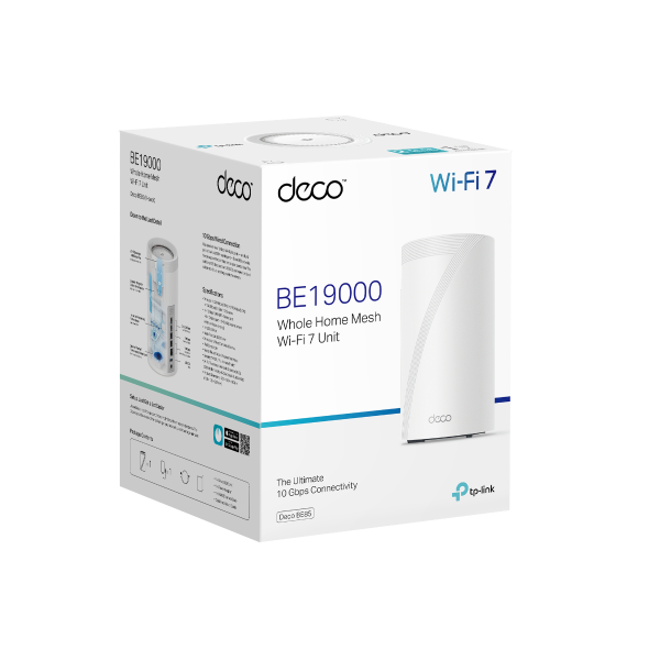 Deco BE85 | Deco 7 Elite BE22000 Tri-Band Whole Home Mesh WiFi 7