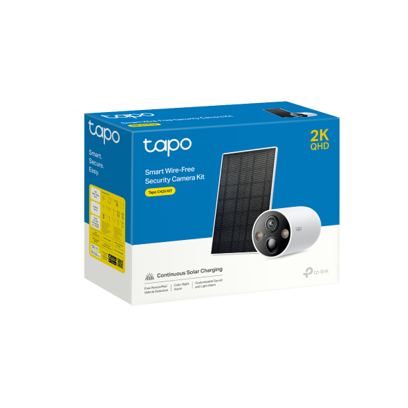 Tapo C425 KIT | Solar-Powered Security Camera Kit | TP-Link Canada