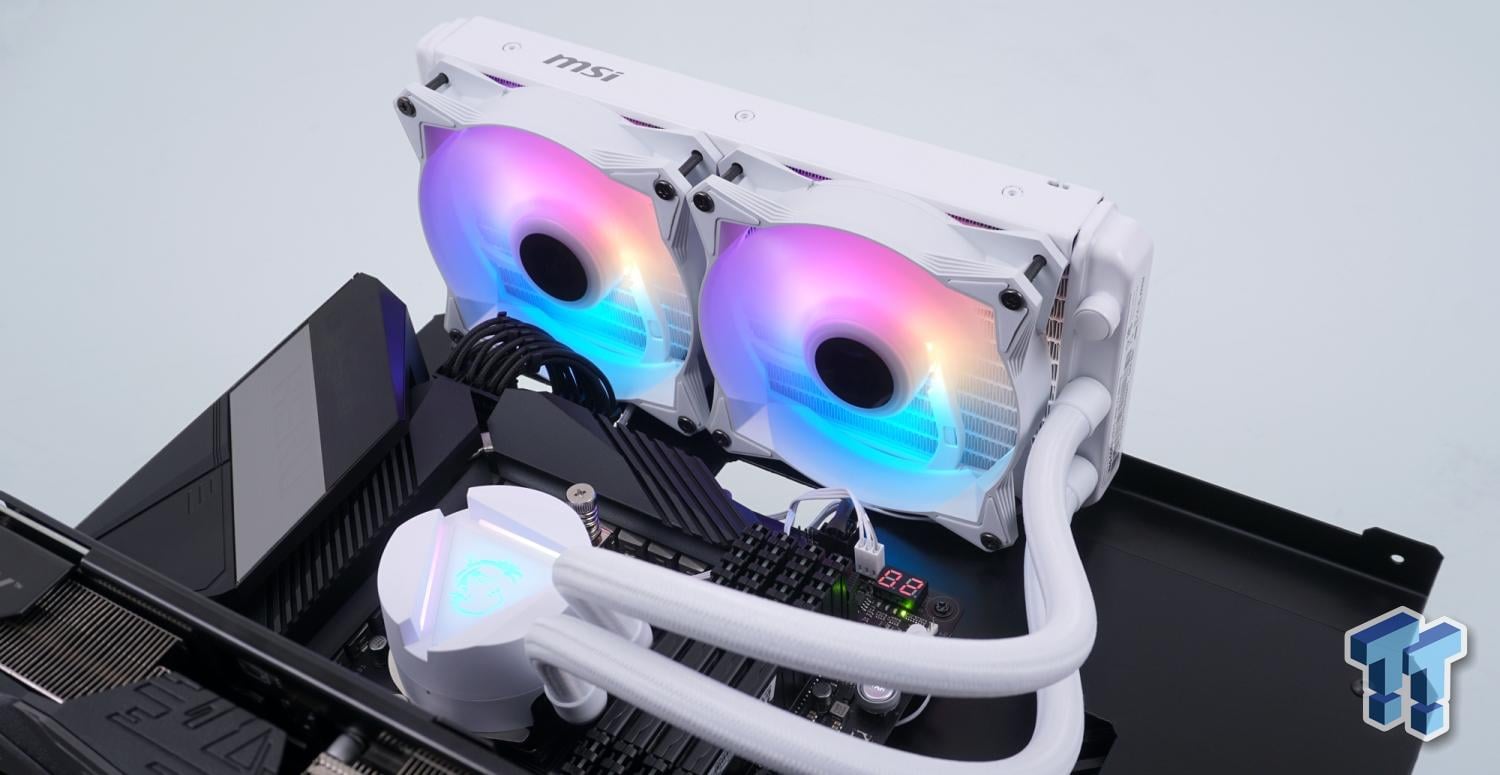 MSI MAG Coreliquid 240R V2 White CPU Liquid Cooler Review