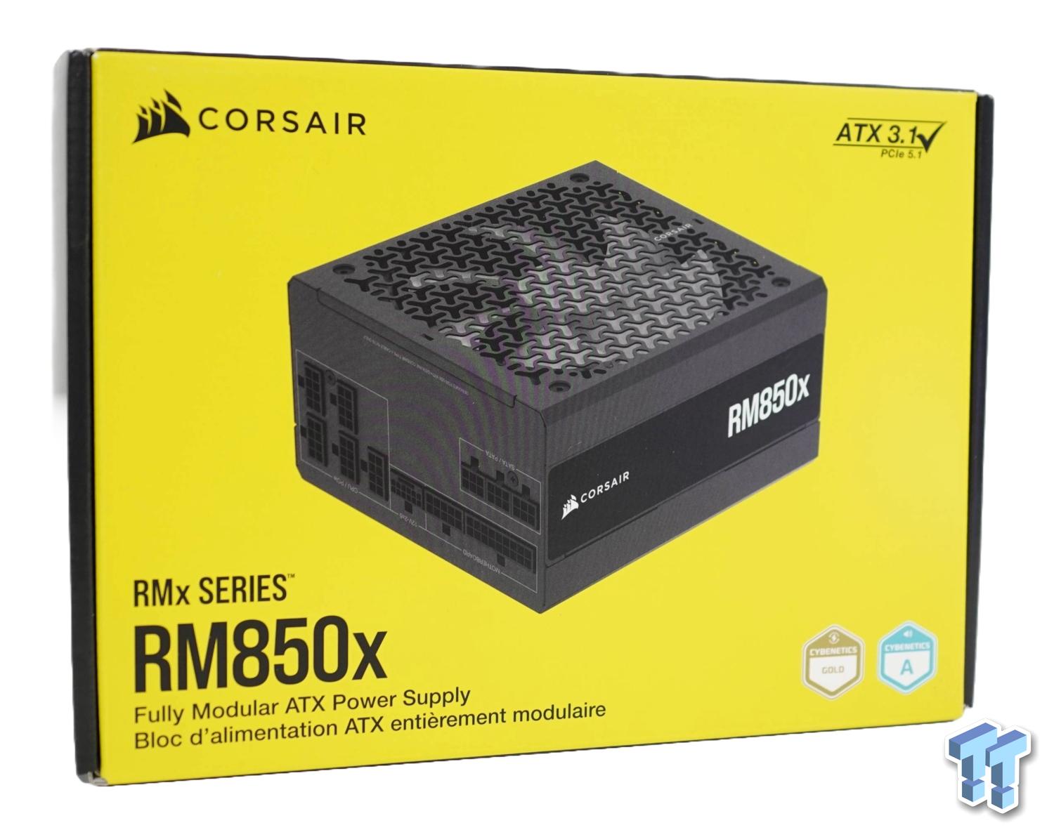 Corsair RM850x (2024) ATX 3.1 Cybenetics Gold PSU Review