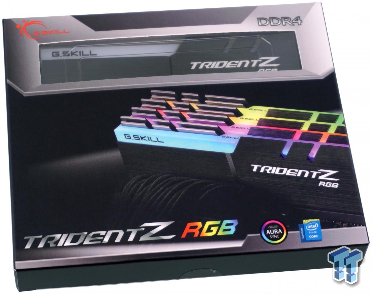G.SKILL TridentZ RGB DDR4-3600 32GB Memory Kit Review