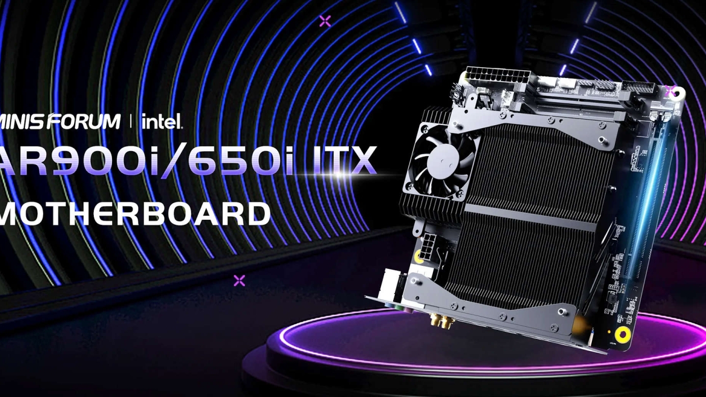 Minisforum AR900i Mini-ITX mobo packs built-in Core i9-13900HX CPU