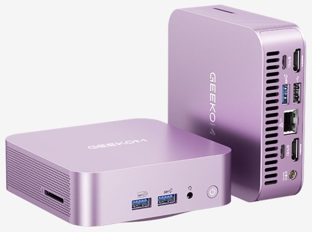 Save big on the GEEKOM A6 Pink Edition Mini PC with AMD's Ryzen 7