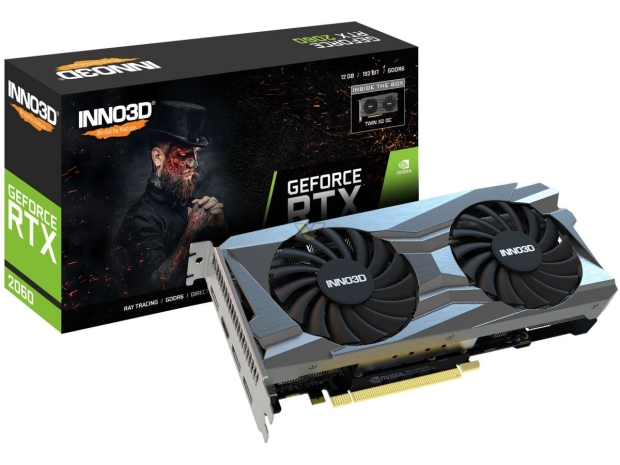 Inno3D unveils new GeForce RTX 2060 12GB Twin X2 OC graphics card