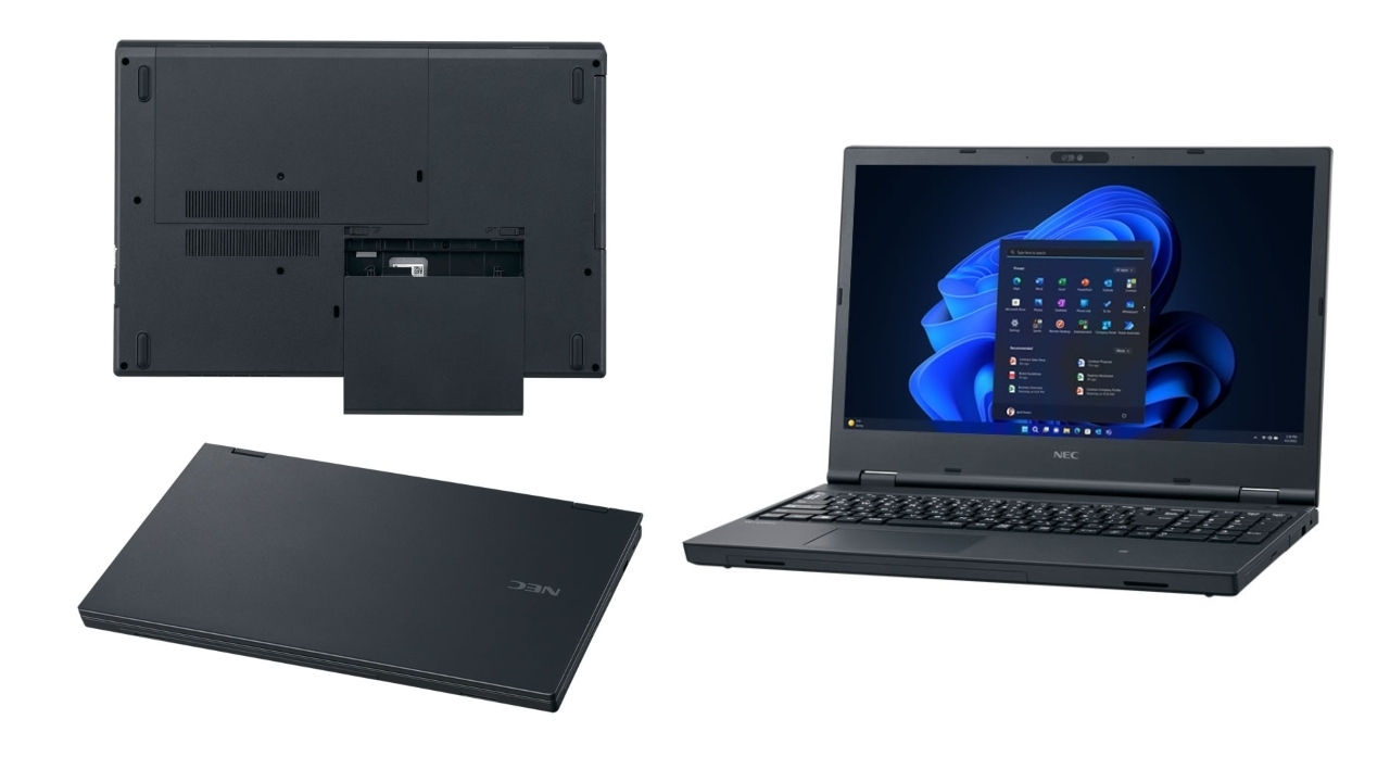 NEC's new VersaPro laptop is a blast from the past, it's got a DVD