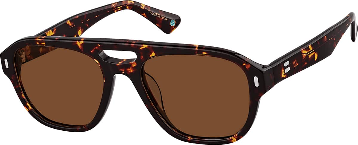 Tortoiseshell Aviator Sunglasses #118025 | Zenni Optical