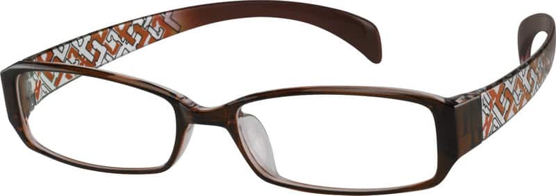 Blue Rectangle Glasses #254516 | Zenni Optical