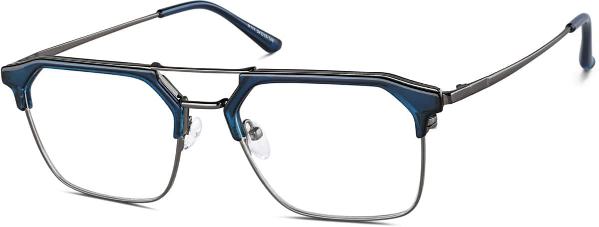 Dark Blue SixtySeven Glasses #7830216 | Zenni Optical