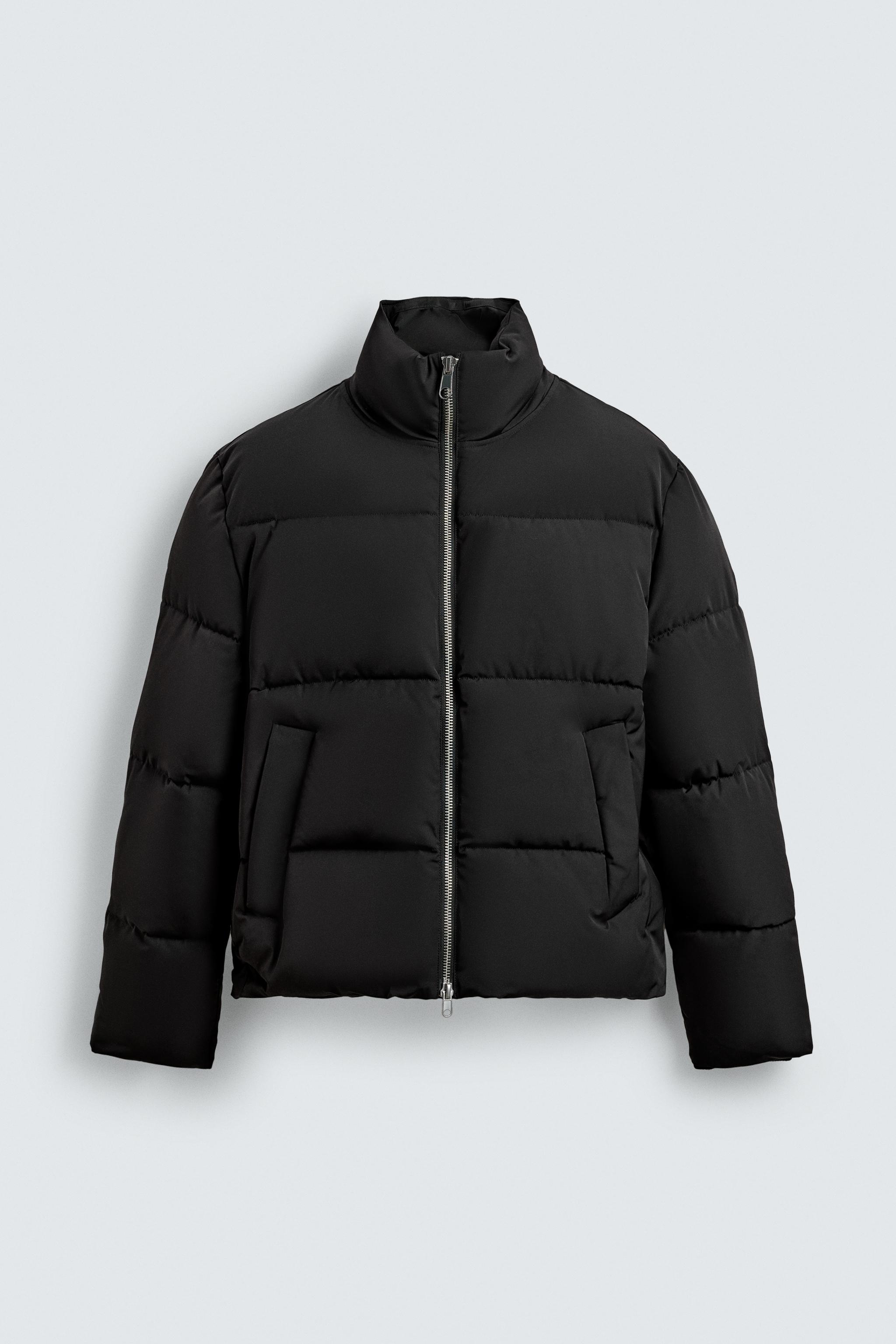 WATER REPELLENT PUFFER JACKET - Black | ZARA United States