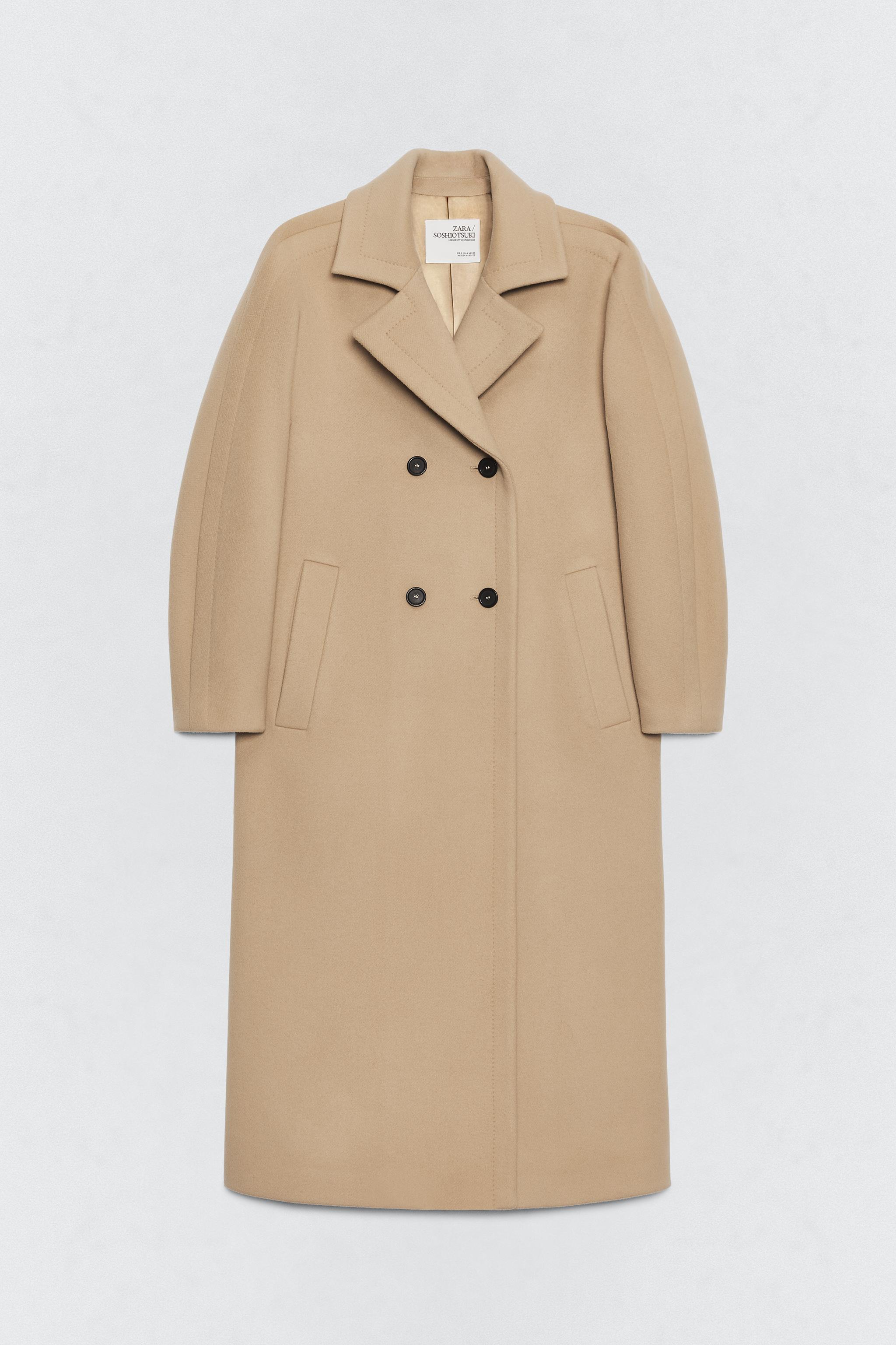 SOSHIOTSUKI X ZARA ウール混紡コート - ライトキャメル | ZARA Japan