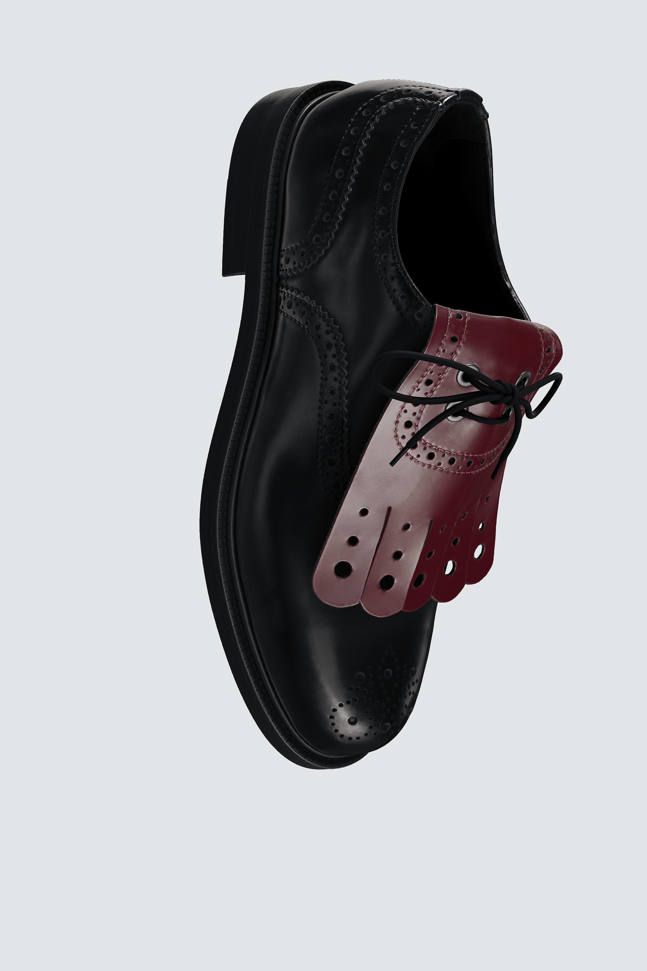 LEATHER SHOES HARRY LAMBERT FOR ZARA X DISNEY - Black | ZARA