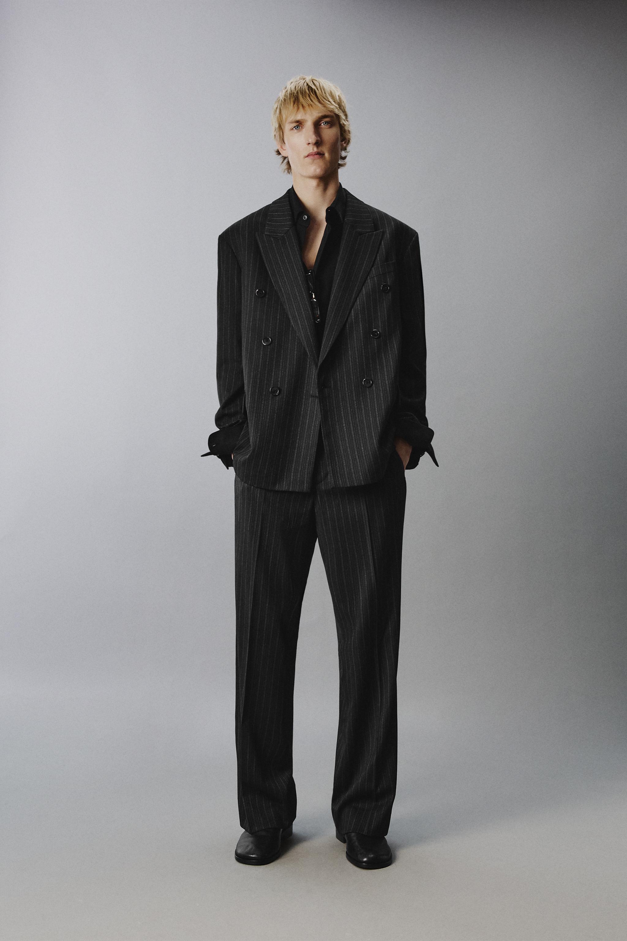 ピンストライプ柄スーツ | ZARA Japan / 日本