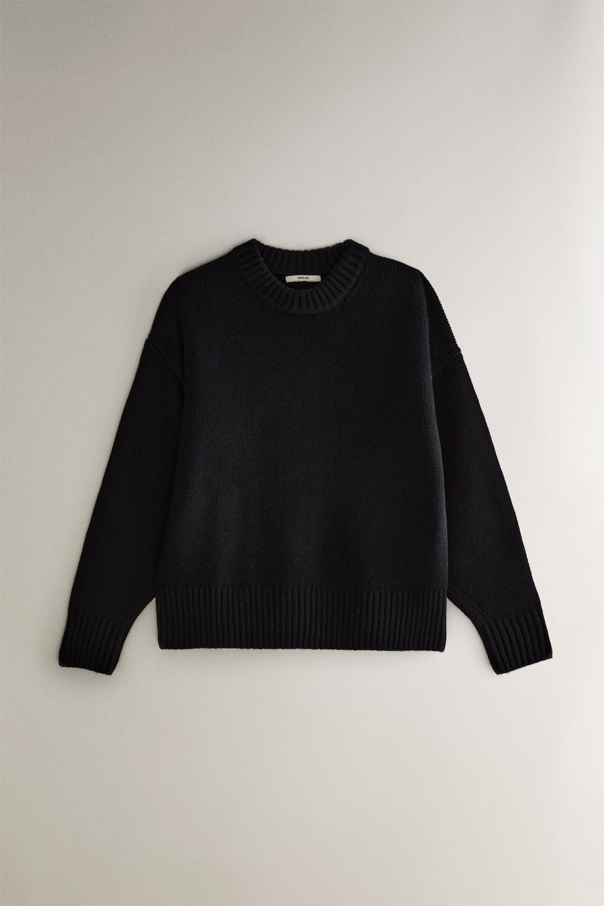 MERINO WOOL SWEATER - navy | ZARA Canada