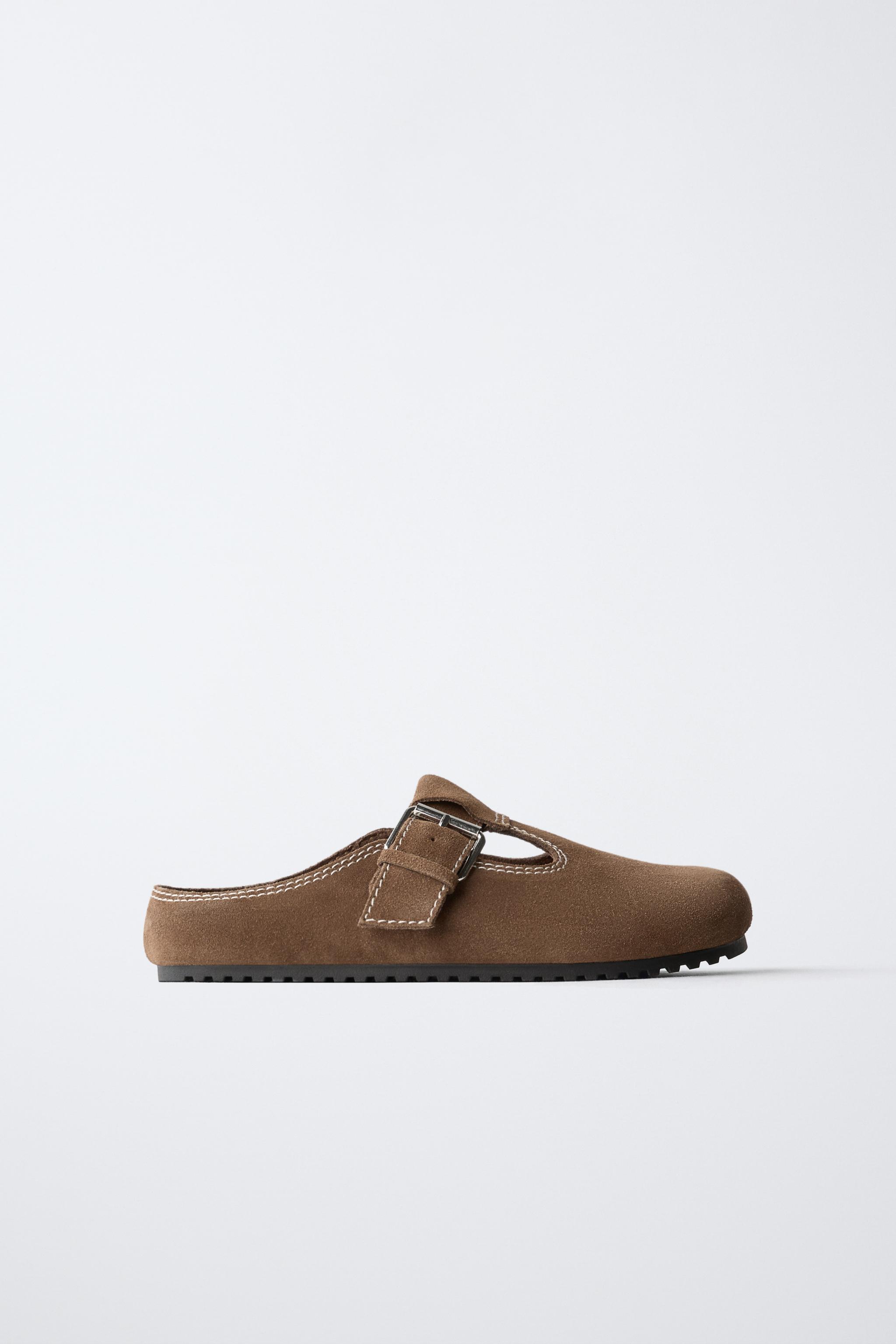 DİKİŞLİ DERİ SABO - Haki Yeşil | ZARA Türkiye / Turkey