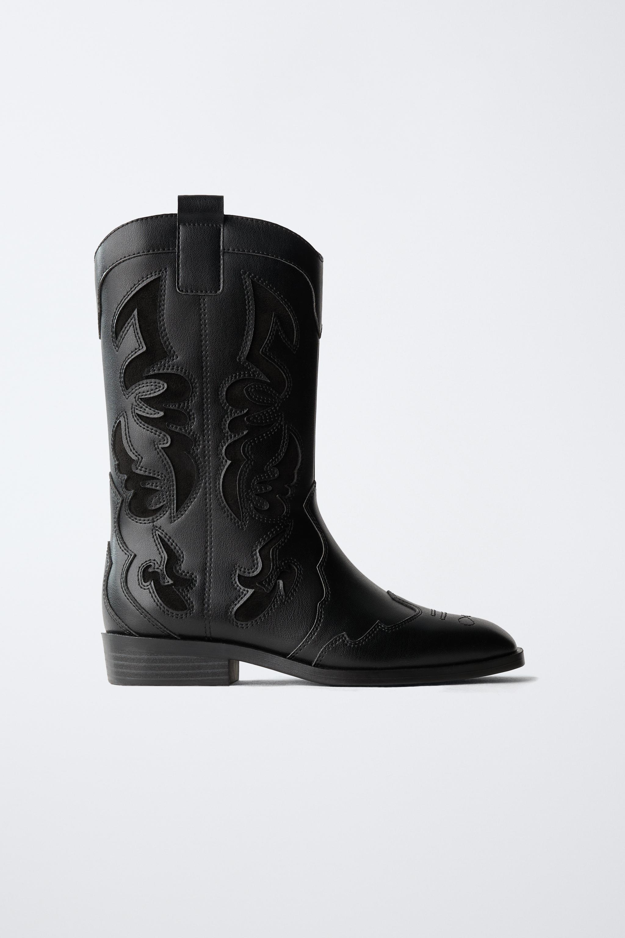 COWBOY BOOTS - Black | ZARA United States