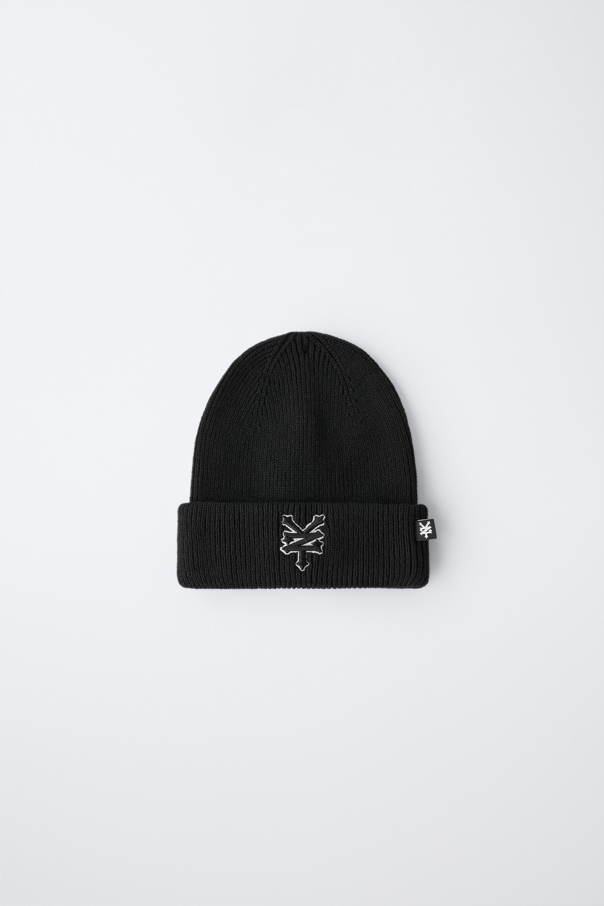 ZOO YORK © X ZARA KNIT HAT - Black | ZARA United Kingdom