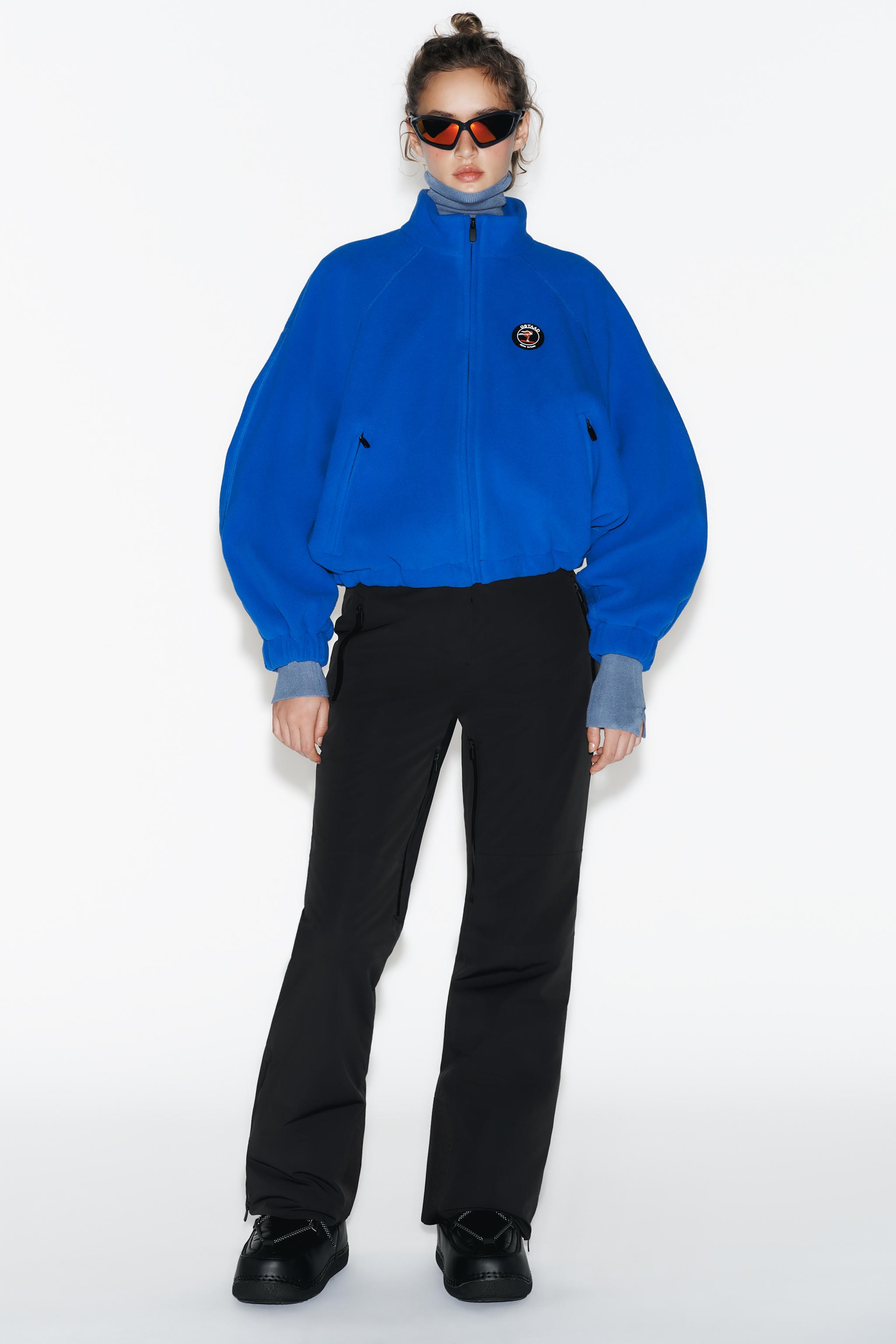 OVERSIZED SOFT-TOUCH SKI COLLECTION JACKET - Cobalt | ZARA Canada