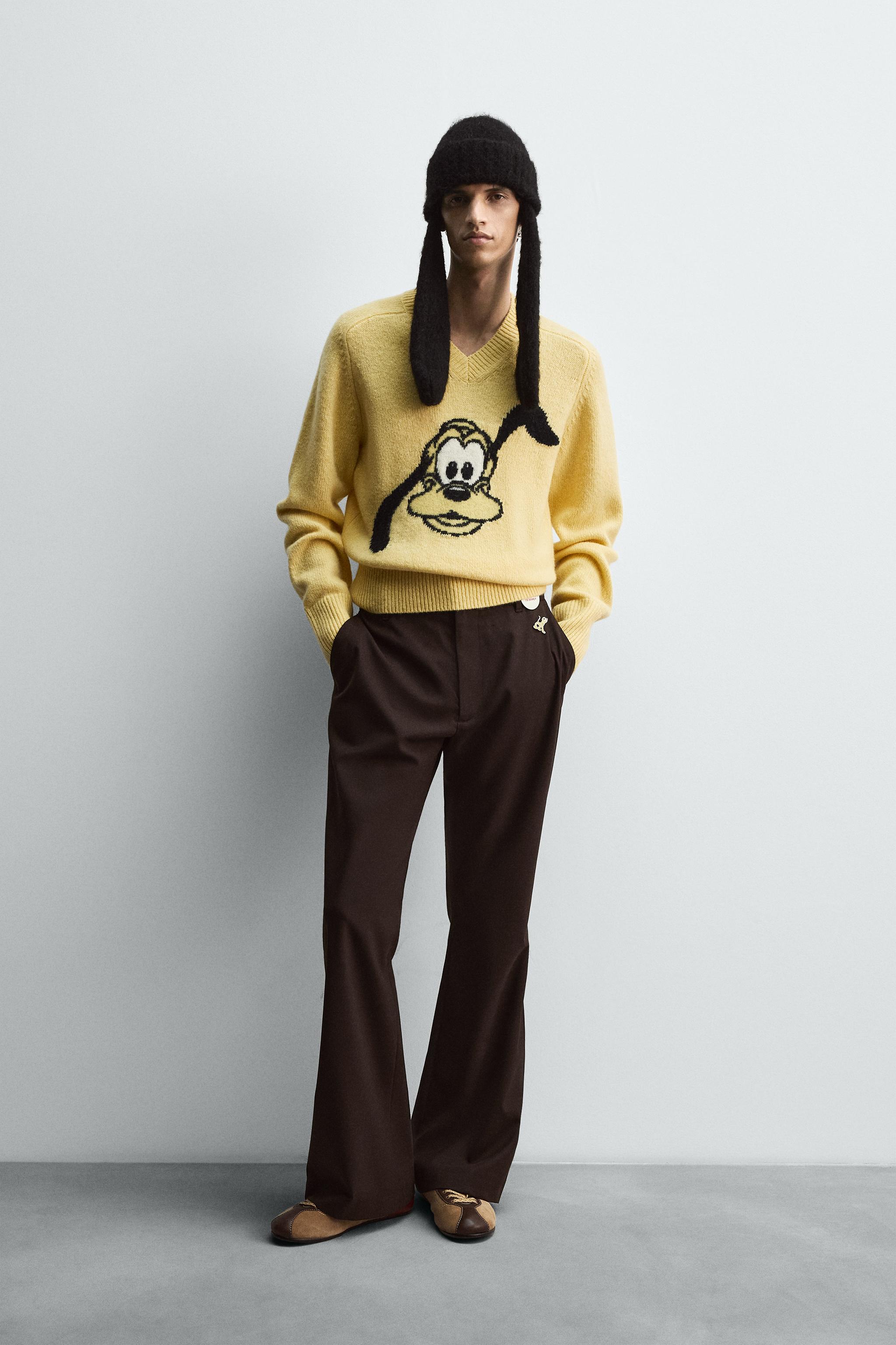 PLUTO WOOL JUMPER HARRY LAMBERT FOR ZARA X DISNEY - Yellow | ZARA