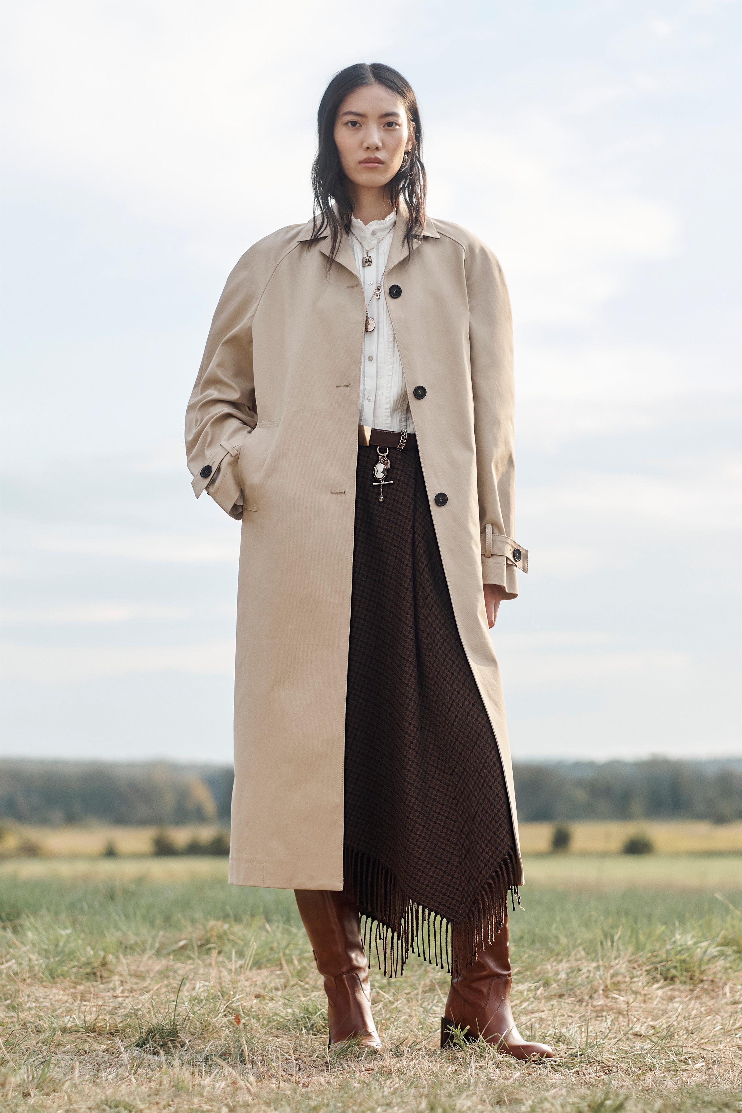 RECHTE TRENCHCOAT IN LIMITED EDITION - geelbruin | ZARA Nederland