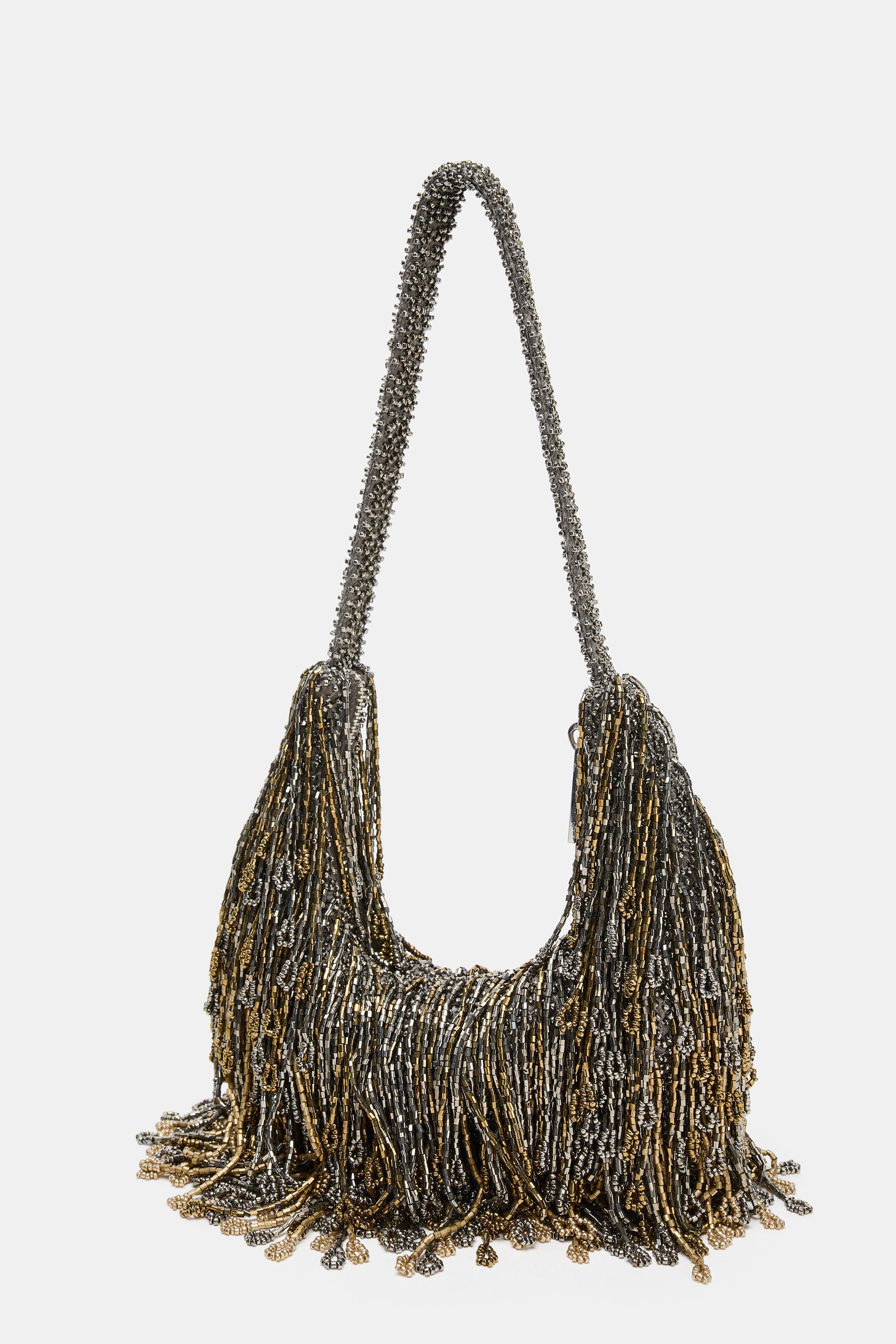 FRINGED SHOULDER BAG - Multi-color | ZARA United States