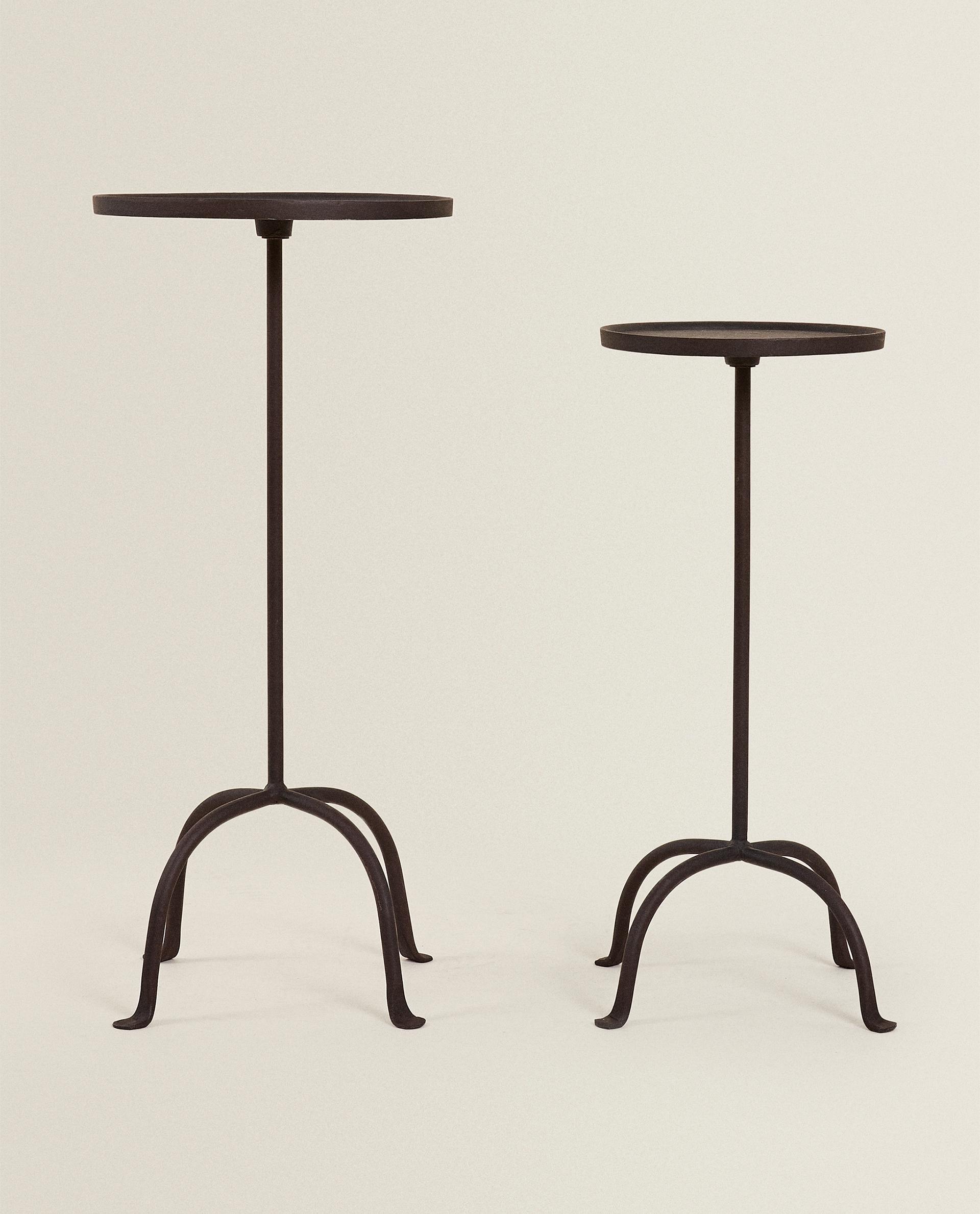 AGED METAL AUXILIARY TABLE | Zara Home United States of America